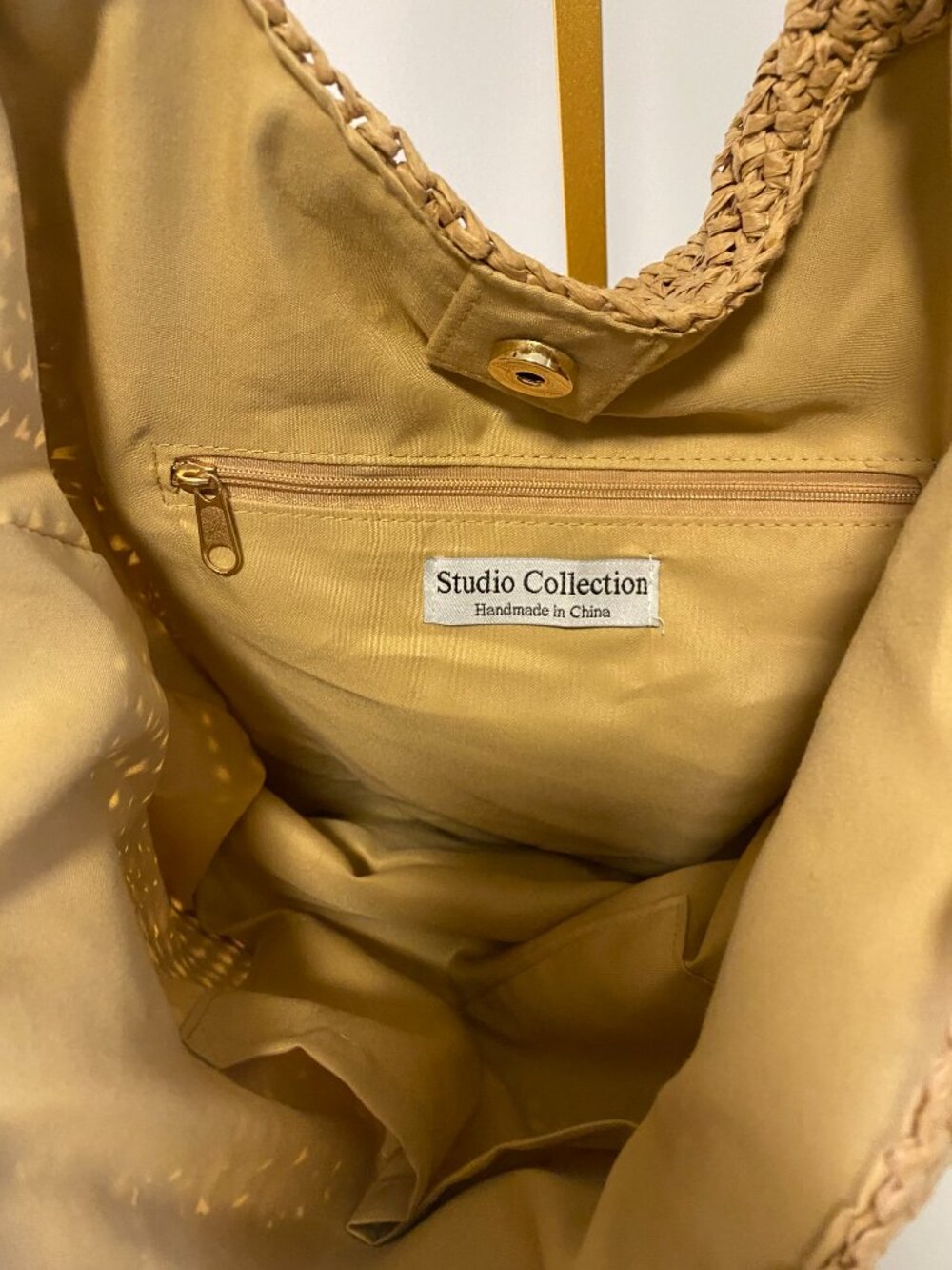 Studio Collection Raffia Shoulder Bag - Picture 3 of 4